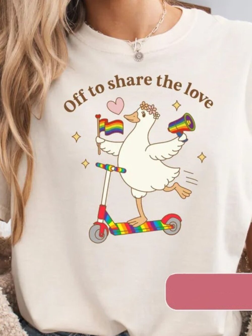 Pride Shirt, Cute Goose Tee, LGBTQ Shirt